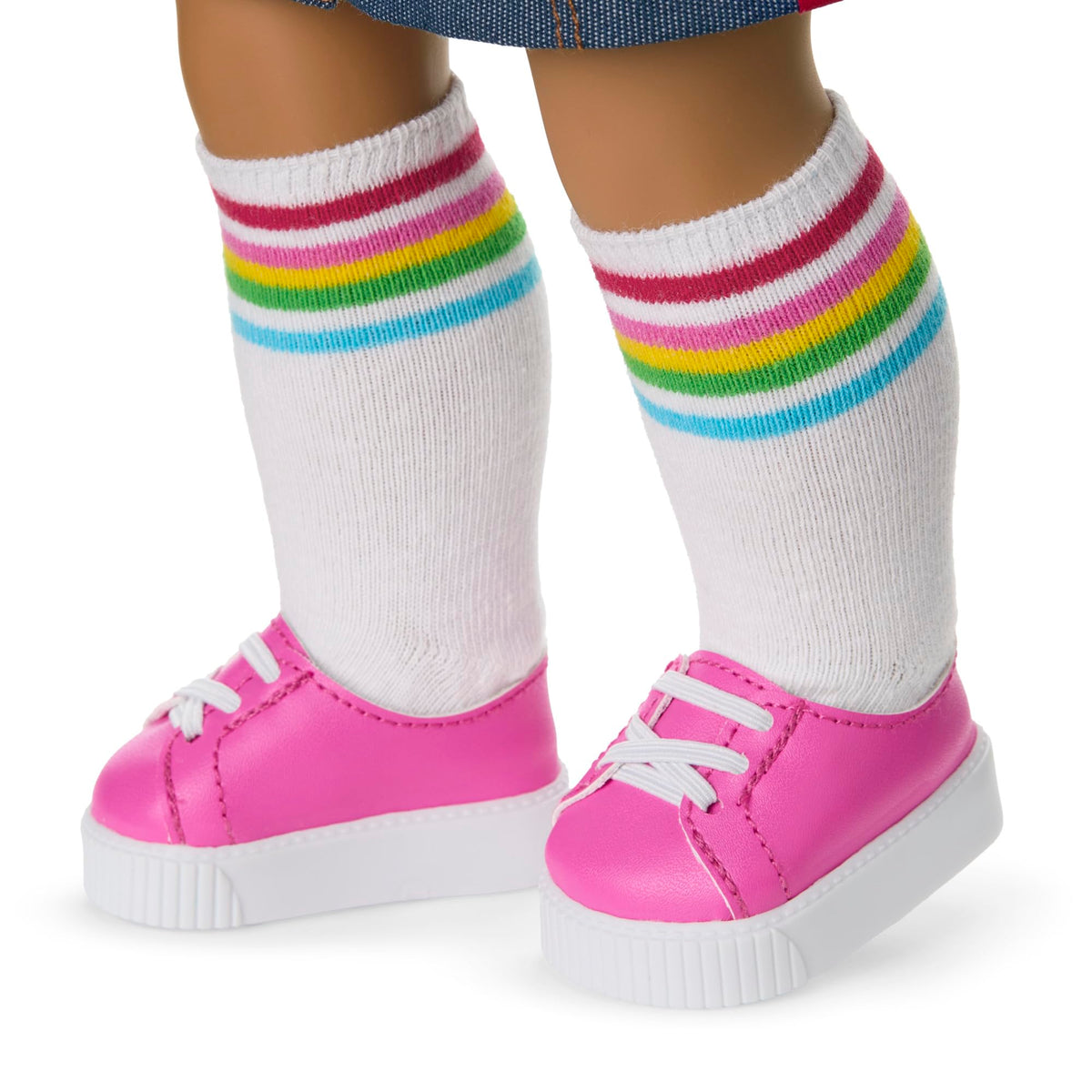 American Girl Truly Me 18-inch doll white tee with star print for mix-and-match outfits.