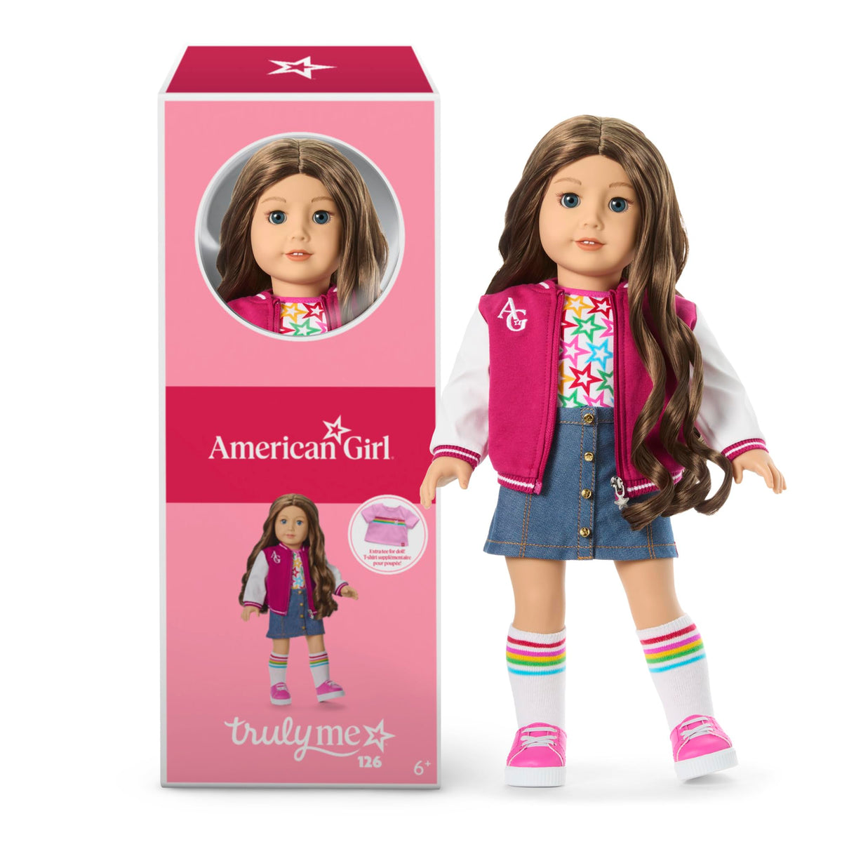 American Girl Truly Me 18-inch doll with dark-blue eyes for expressive play