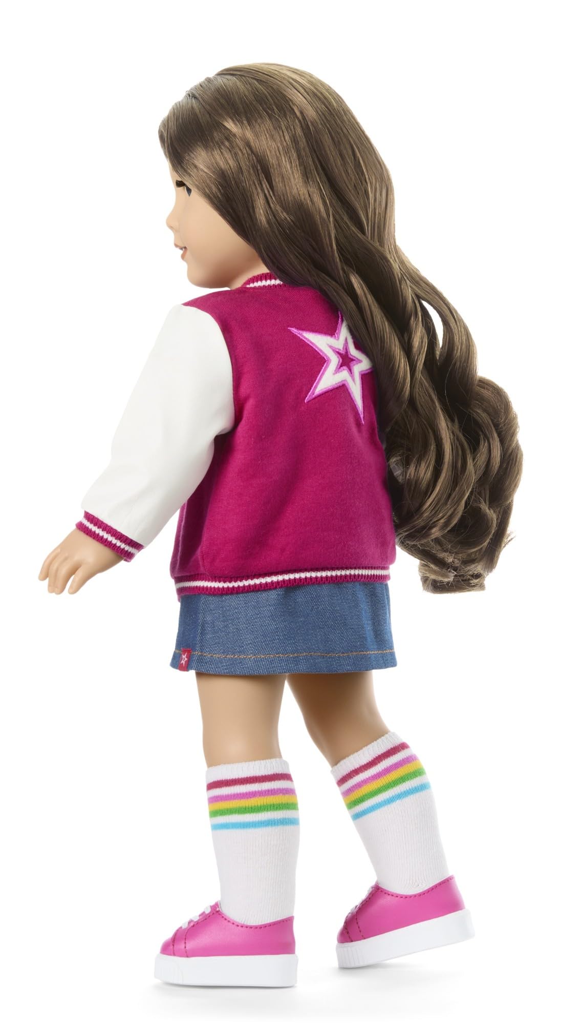 American Girl Truly Me 18-inch doll pink sneakers for quick styling