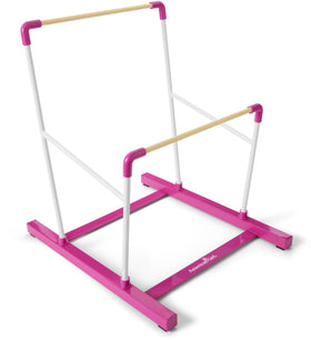 American Girl Truly Me 18-inch pink uneven bars with a grip-ready base.