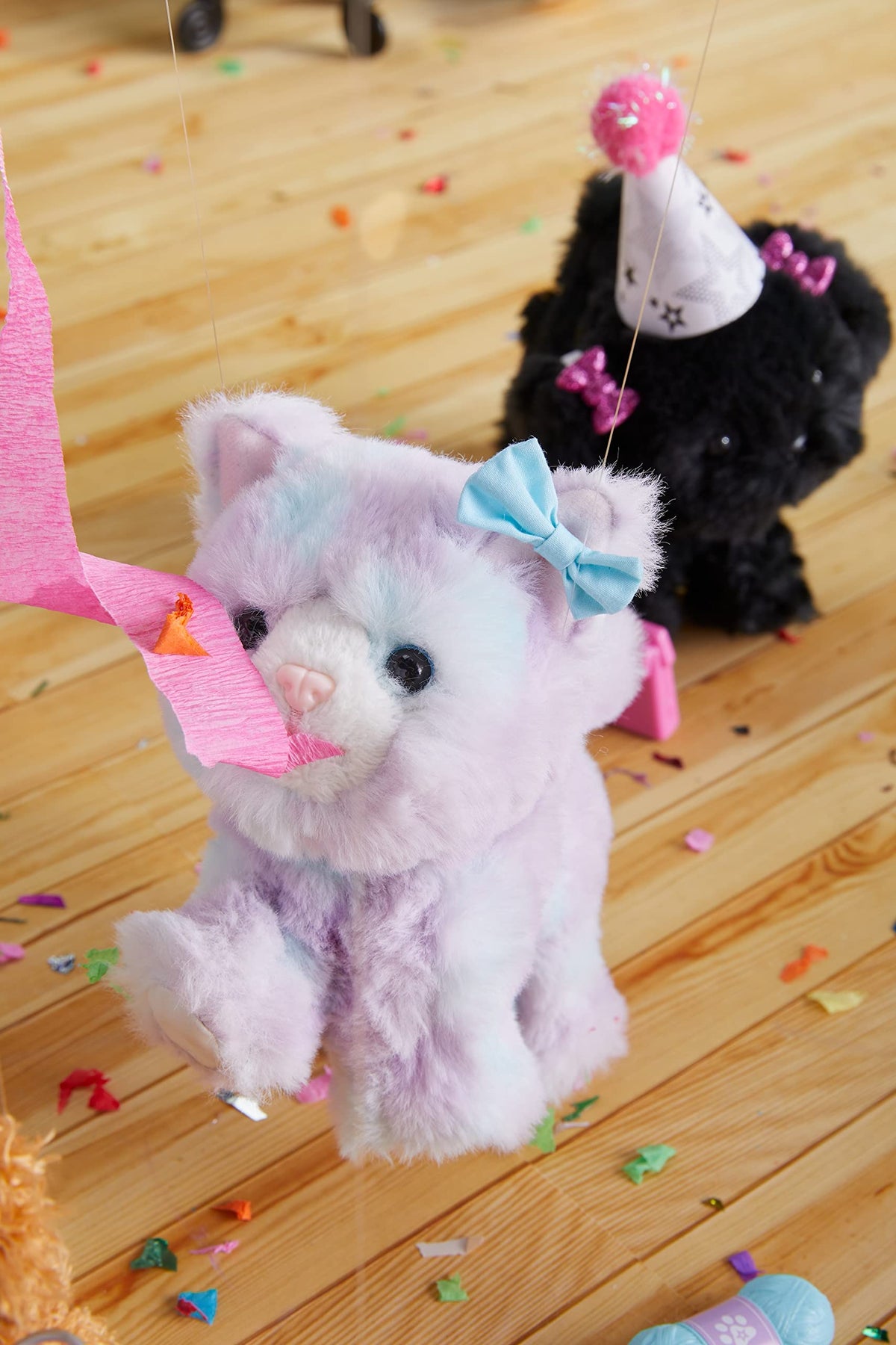 American Girl Truly Me Purrpley Pink Kittycat blue eyes enhance expressive storytelling.
