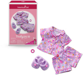 American Girl Truly Me 18in doll Sweet Dreams PJ top for comfy nights.