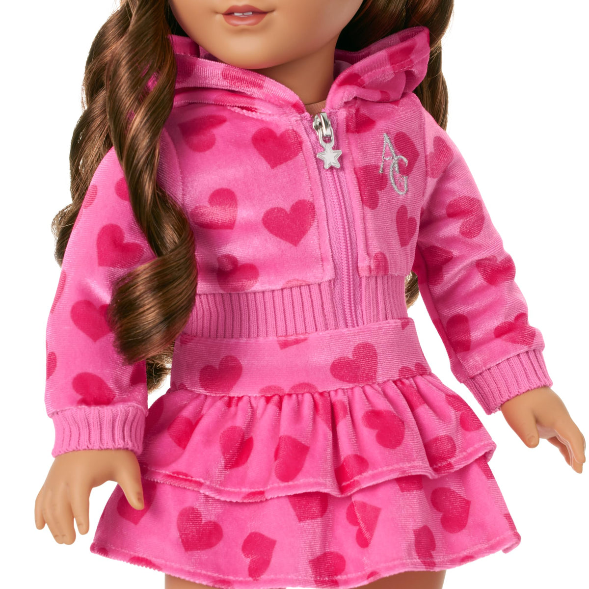 American Girl Truly Me heart-shaped sunglasses for a playful, coordinating look