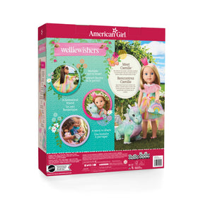 American Girl WellieWishers Camille storybook—read-aloud option for cozy storytime.