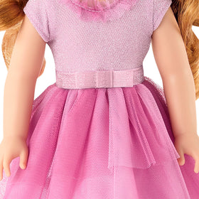 American Girl WellieWishers full pink-tulle skirt for twirls and spins