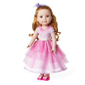 American Girl WellieWishers ruffled mesh neckline adds delicate detail