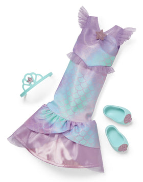 American Girl WellieWishers sparkly mermaid dress two-ways for versatile dress-up play.