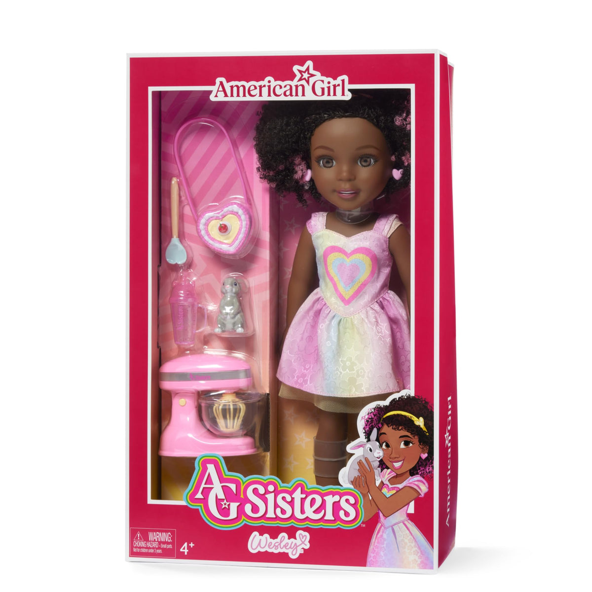 American Girl Wesley doll ensemble and accessories for coordinated outfits during social play