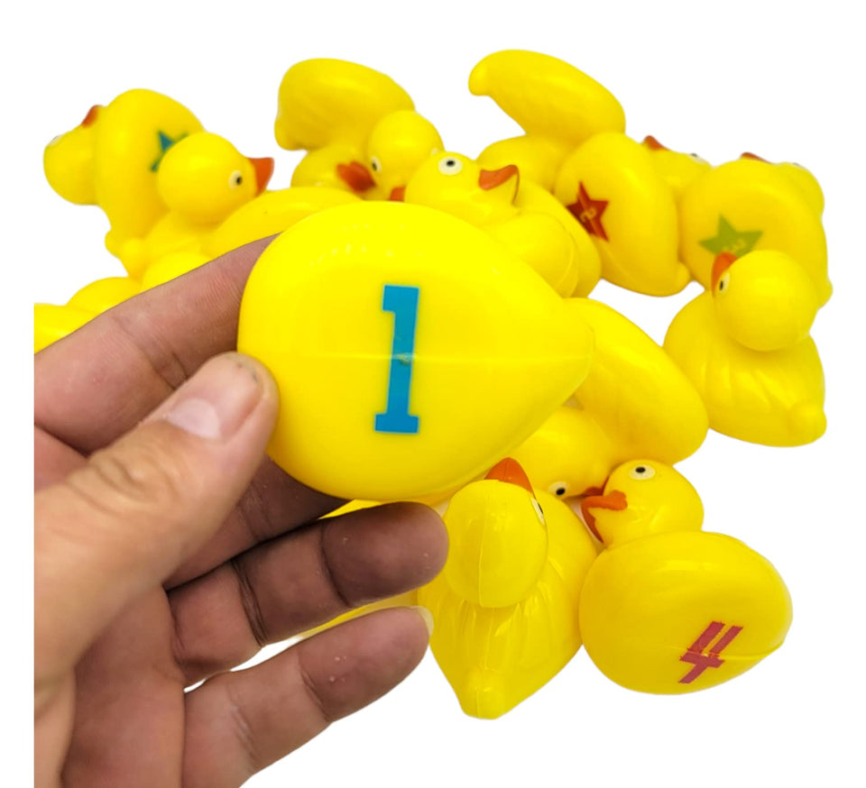 American Wit Floating Duckies 20-pack bright yellow for bath and pool play