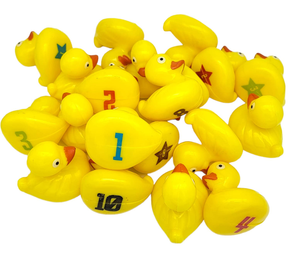 Durable 2.75-inch ducks built for long-lasting water play