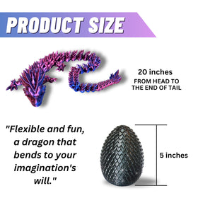 Amerimaker dragon in action highlights color-changing design and dynamic visuals.