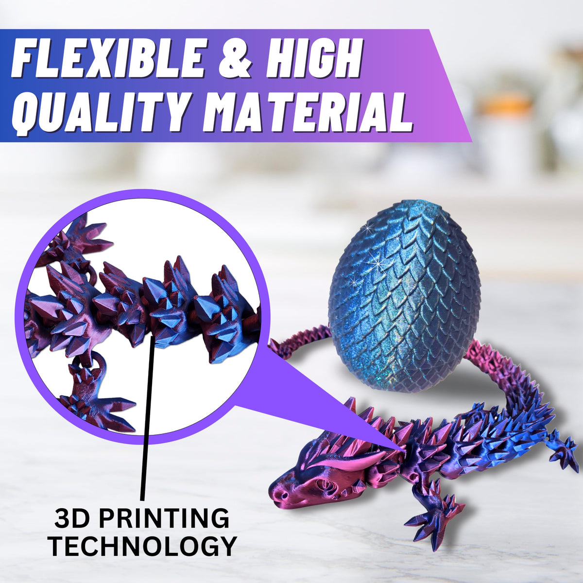 Amerimaker desk-display dragon adds refined desktop decoration