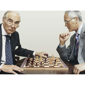 AMERO-US compact travel chess set ready for on the go games.