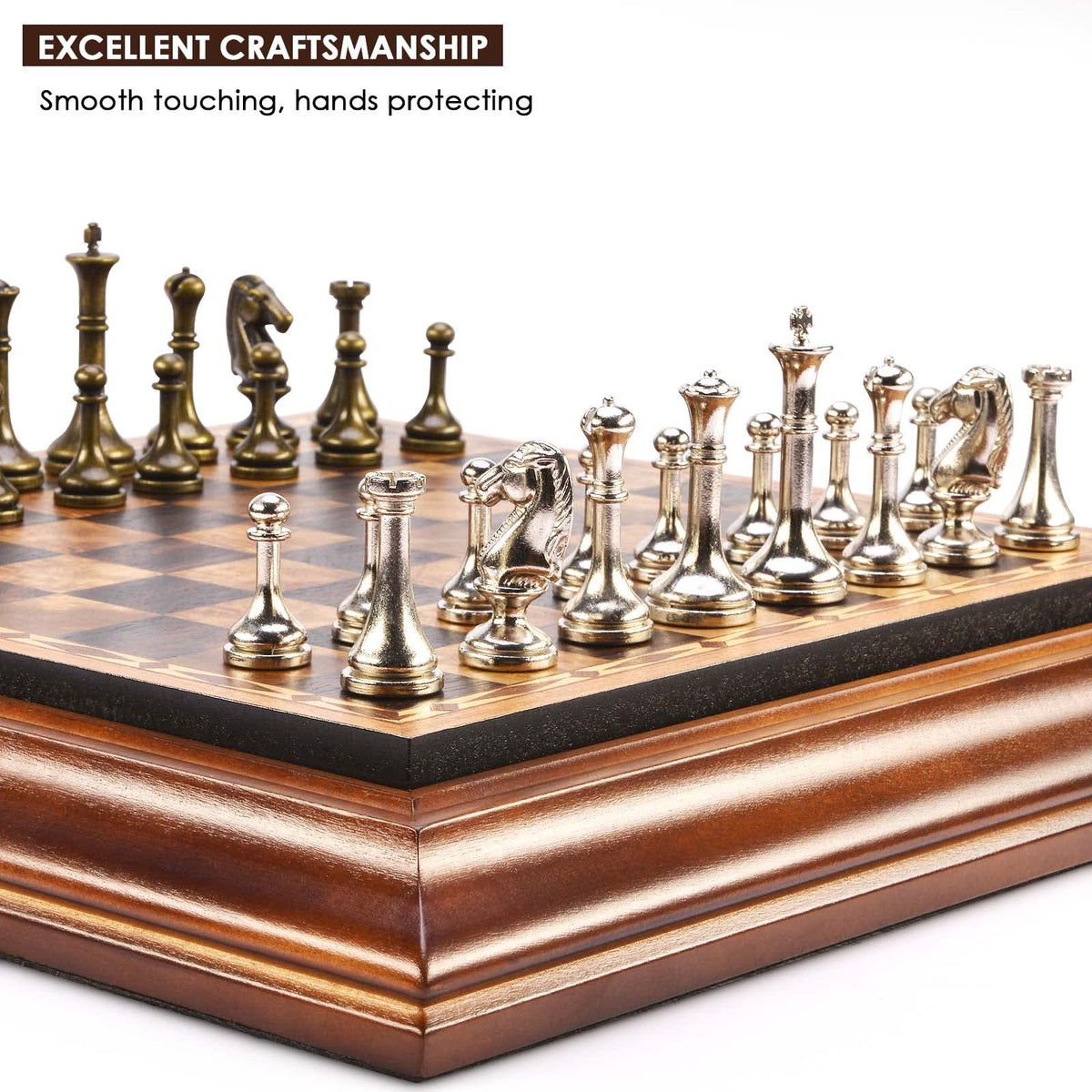 AMEROUS board storage slots keep pieces organized and protected