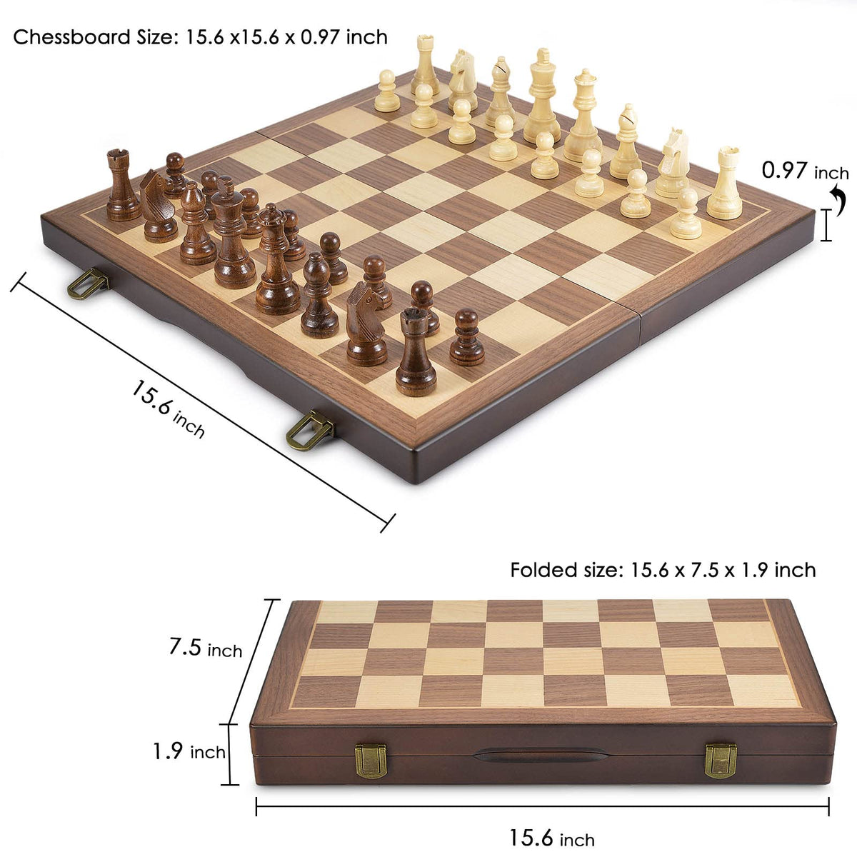 Amerous checkers set with 24 pieces for complete games.