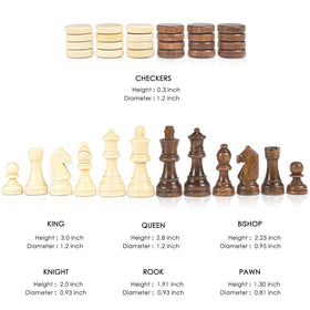 Amerous chess on the go with magnetic pieces staying in place.