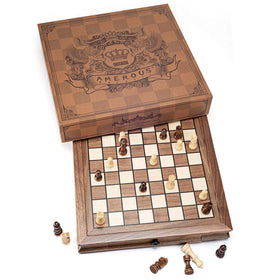 AMEROUS chess pieces with proportional design for balanced gameplay