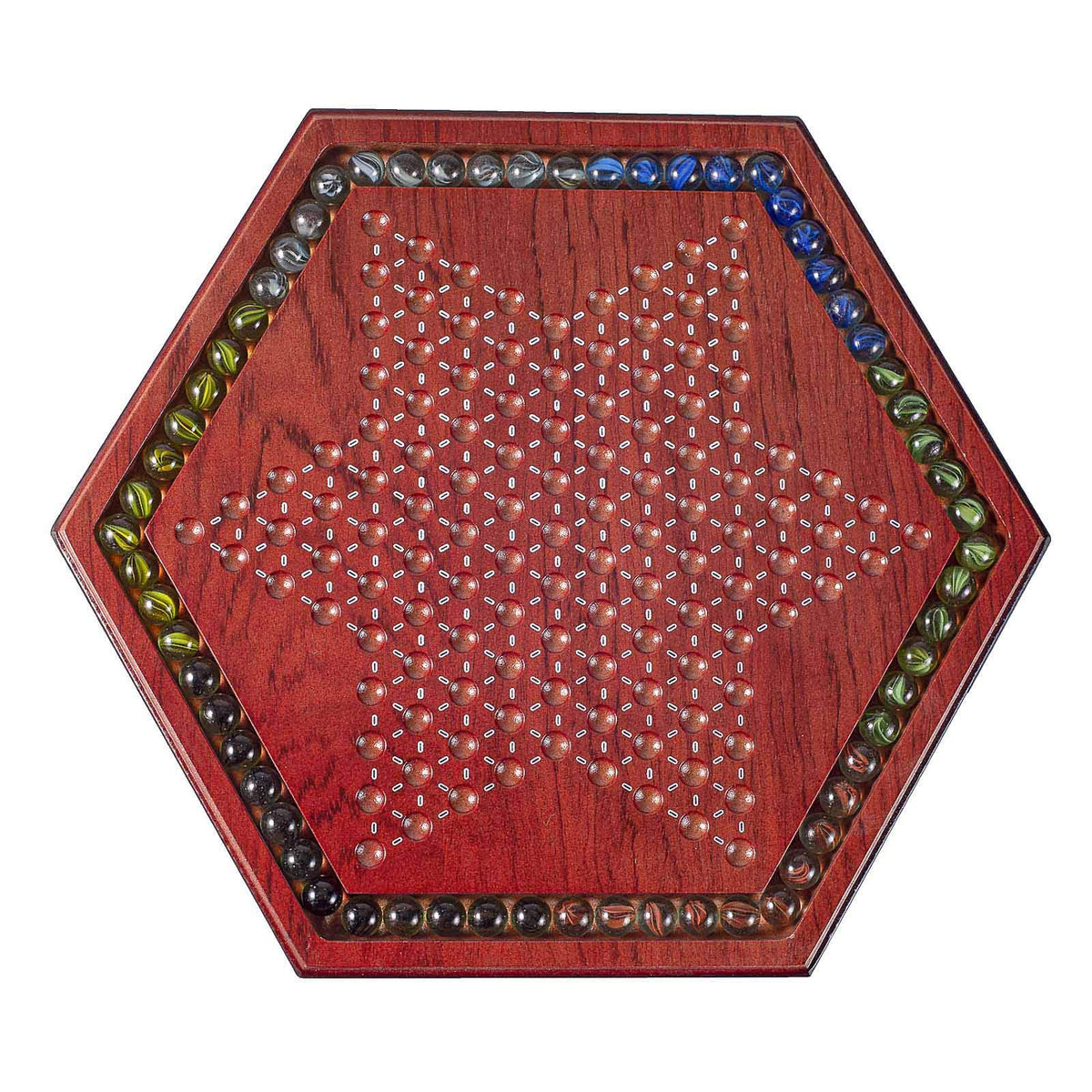 AMEROUS edge design keeps marbles secure during quick turns.