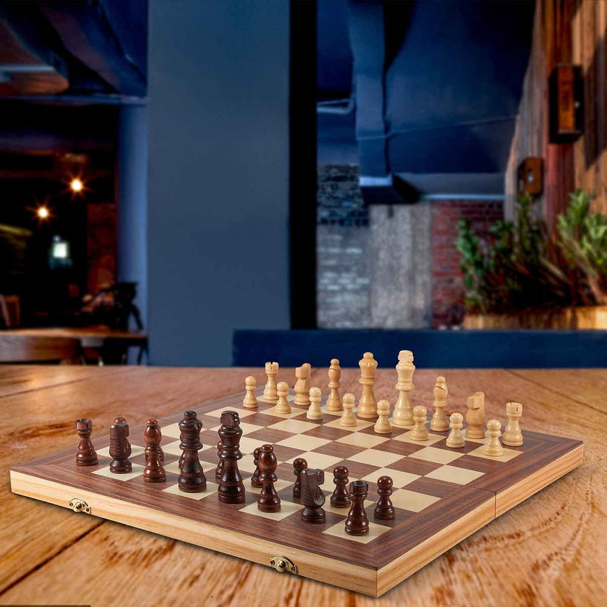 AMEROUS gift-ready packaging for chess and checkers lovers