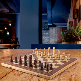 AMEROUS gift-ready packaging for chess and checkers lovers