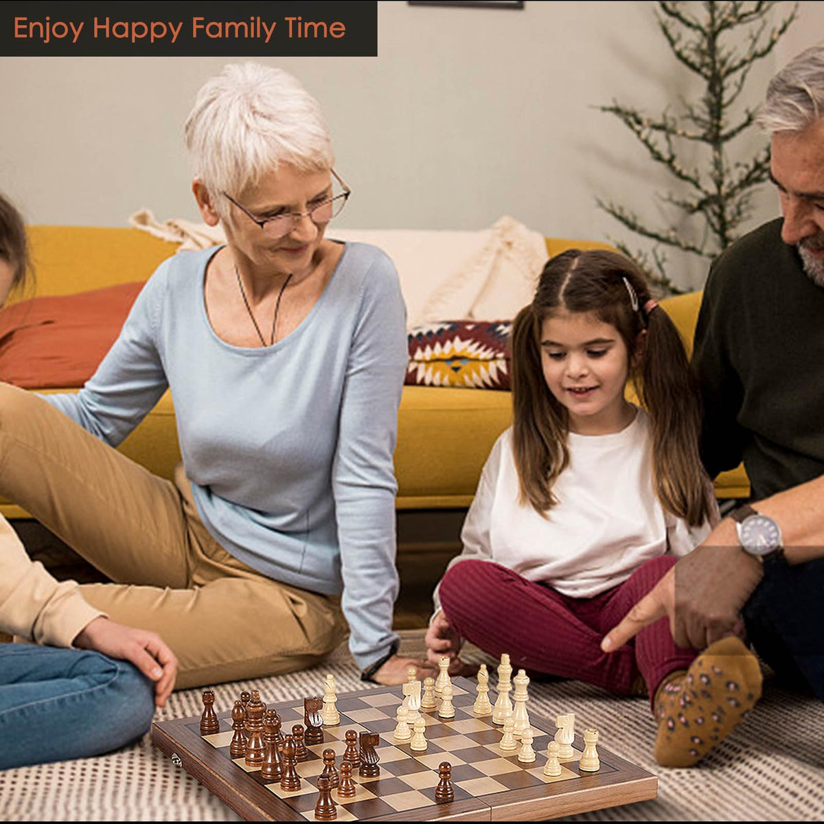 AMEROUS gift-ready chess set for birthdays and holidays