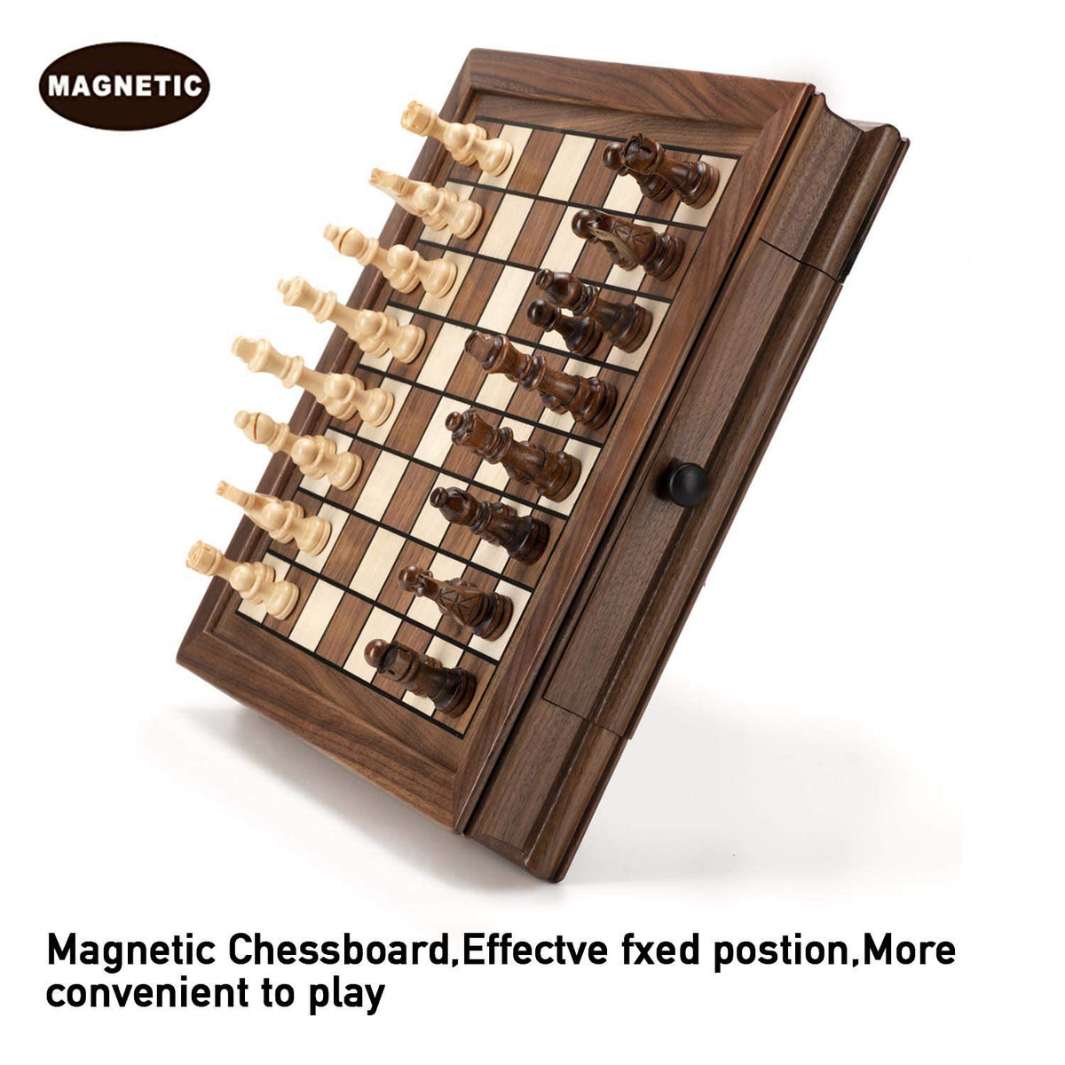 AMEROUS magnetic design keeps pieces in place during play