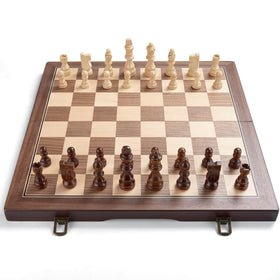 AMEROUS magnetic Staunton pieces designed for clear visibility and stable play.