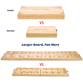 Wooden AMEROUS board made from rubber wood with sturdy finish