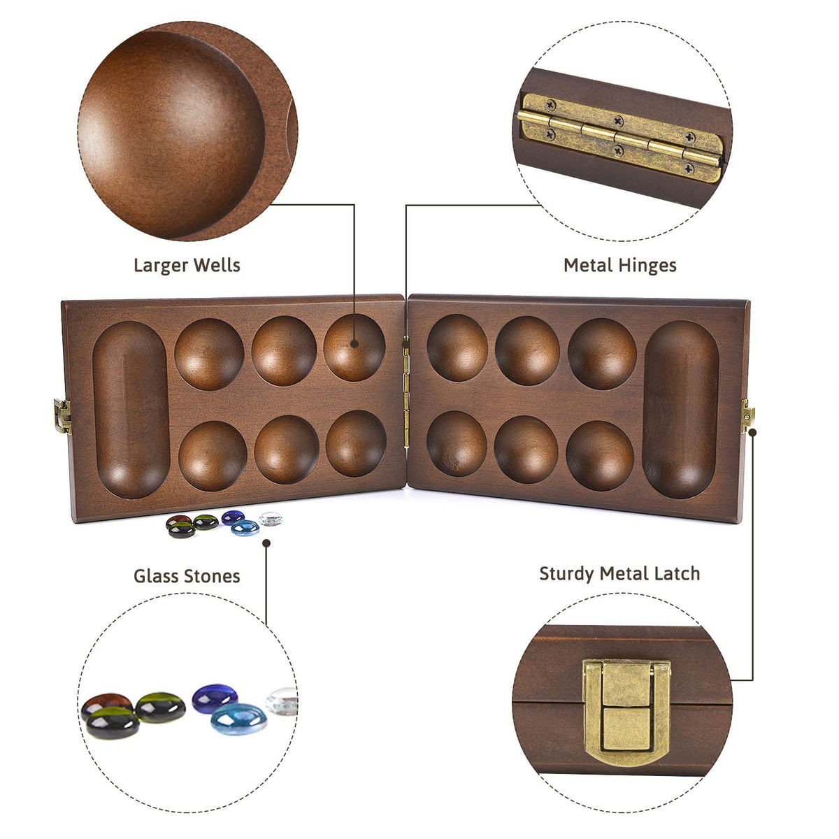 AMEROUS foldable design enables compact storage and travel
