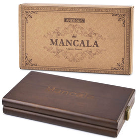 AMEROUS gift-ready Mancala set for family game nights