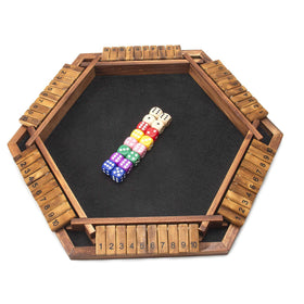 AMEROUS Shut The Box 16-dice set enabling quick addition practice.