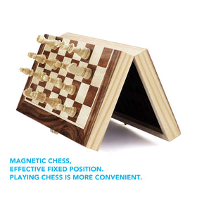 Amerous wooden 12x12 chess board with a smooth playing surface.