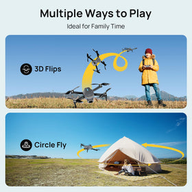 Ameta S20 Lite altitude hold and headless mode simplify control.