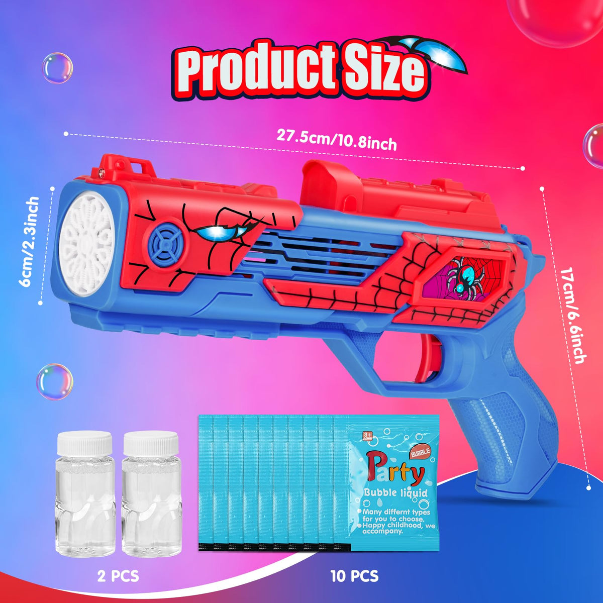 Amiabling kids outdoor play bubble gun enables park and party fun