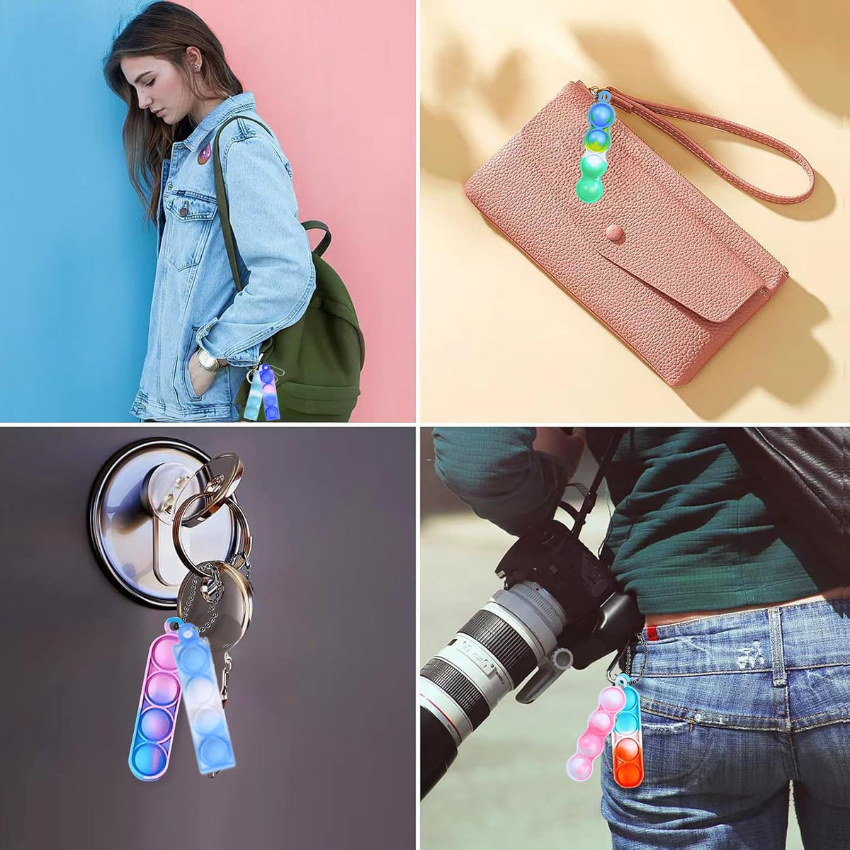 amicbng fidget toy pop-sensory click ideal for stress relief and concentration.