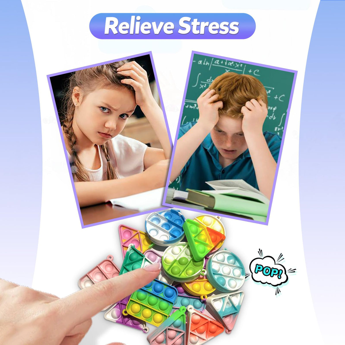 amicbng compact fidget toy ideal for pockets and quick focus breaks.