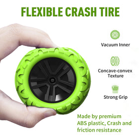 Amicool RC car ABS plastic build resists bumps during outdoor adventures