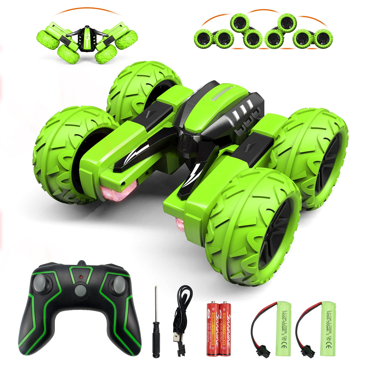 Amicool RC car headlight glow for night play and visibility