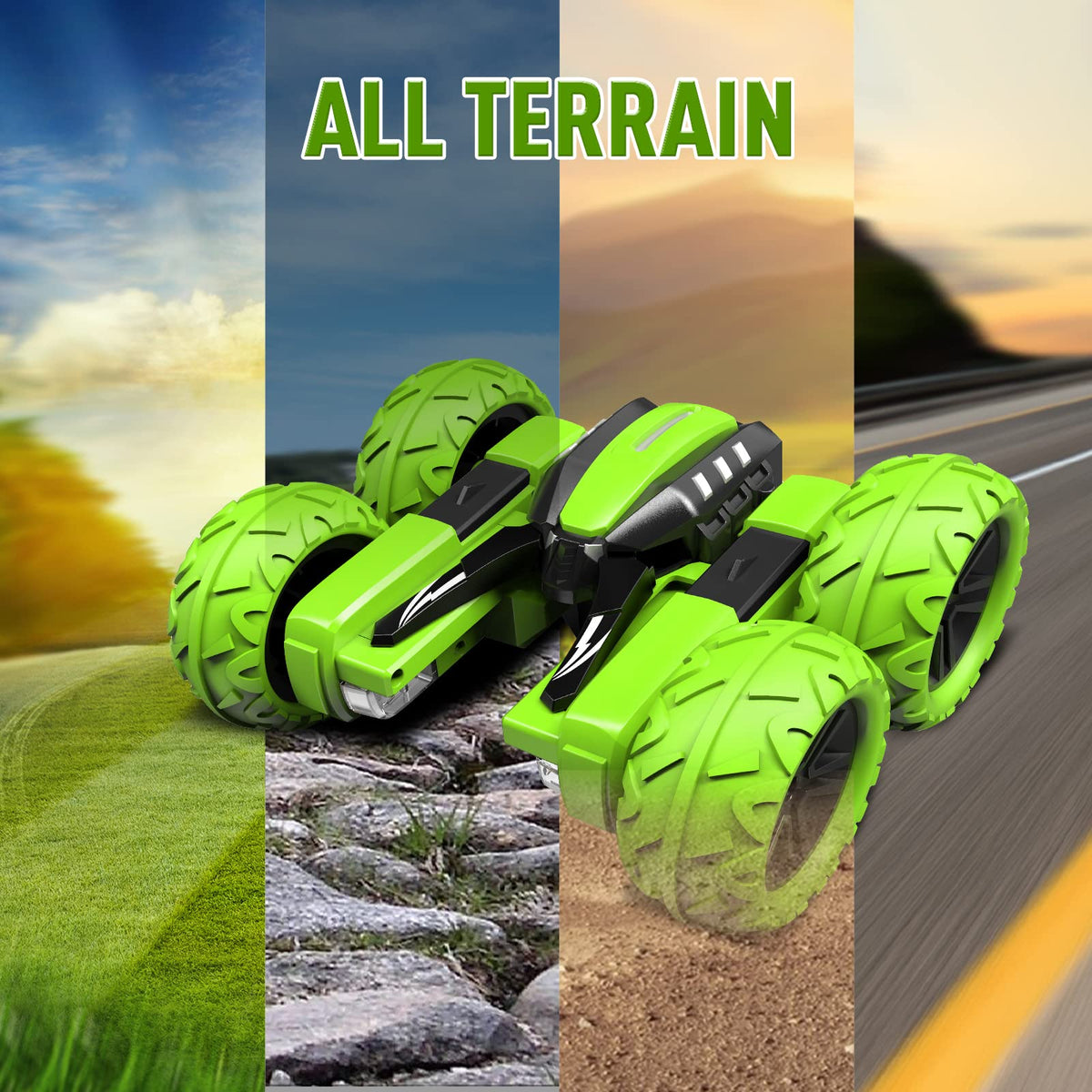 Amicool RC car LED headlights boost night driving excitement