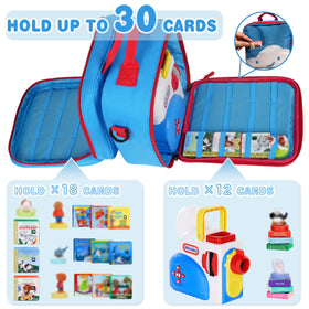 amiumuca carrying case with detachable 2-in-1 design for quick setup