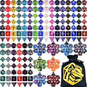 Amiven DND dice sets with 210 polyhedral pieces for immersive tabletop sessions.
