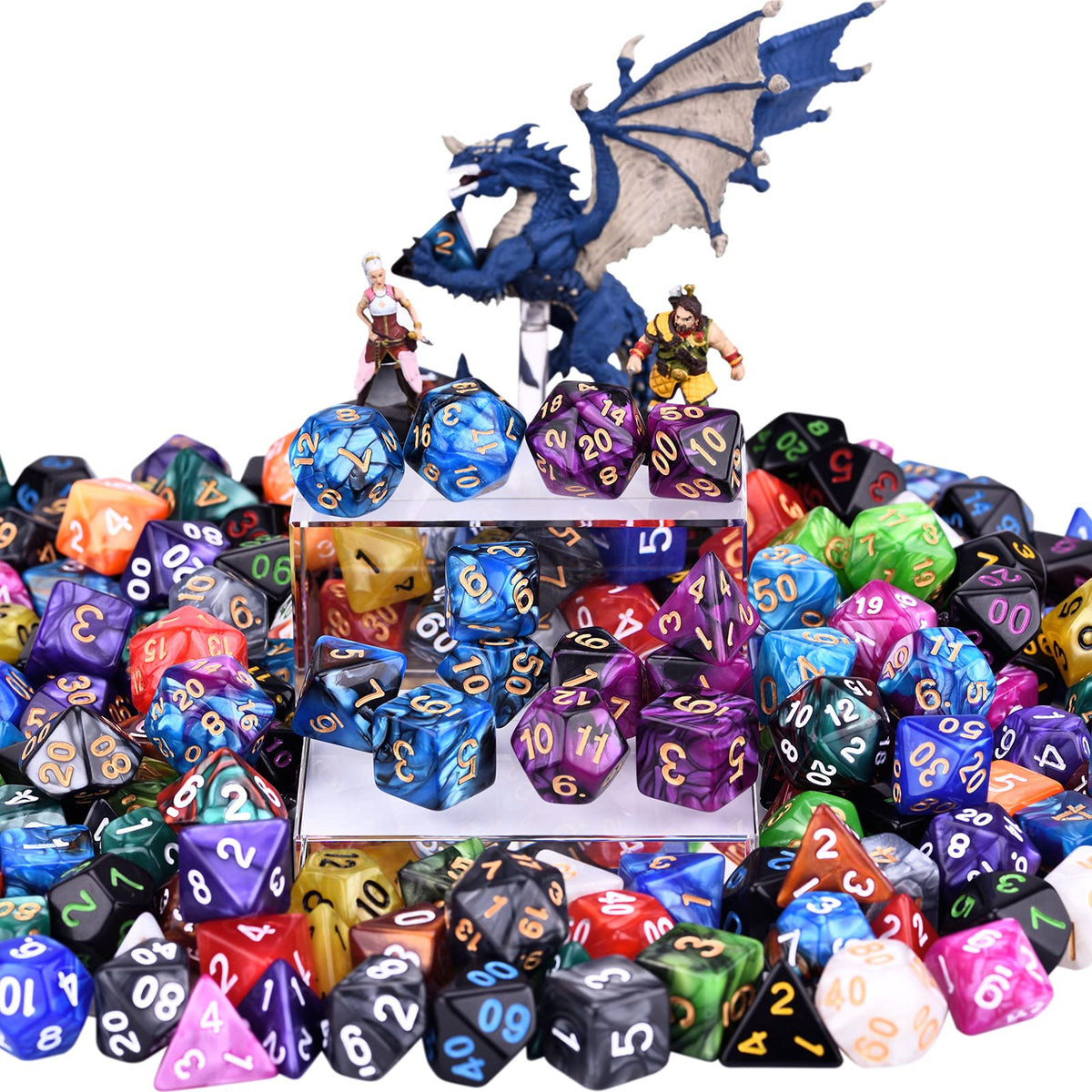 Amiven dice with large faces support fast turns in tense combat rounds.