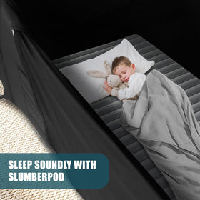 AMMER canopy blocks 95% of light for a calmer nap