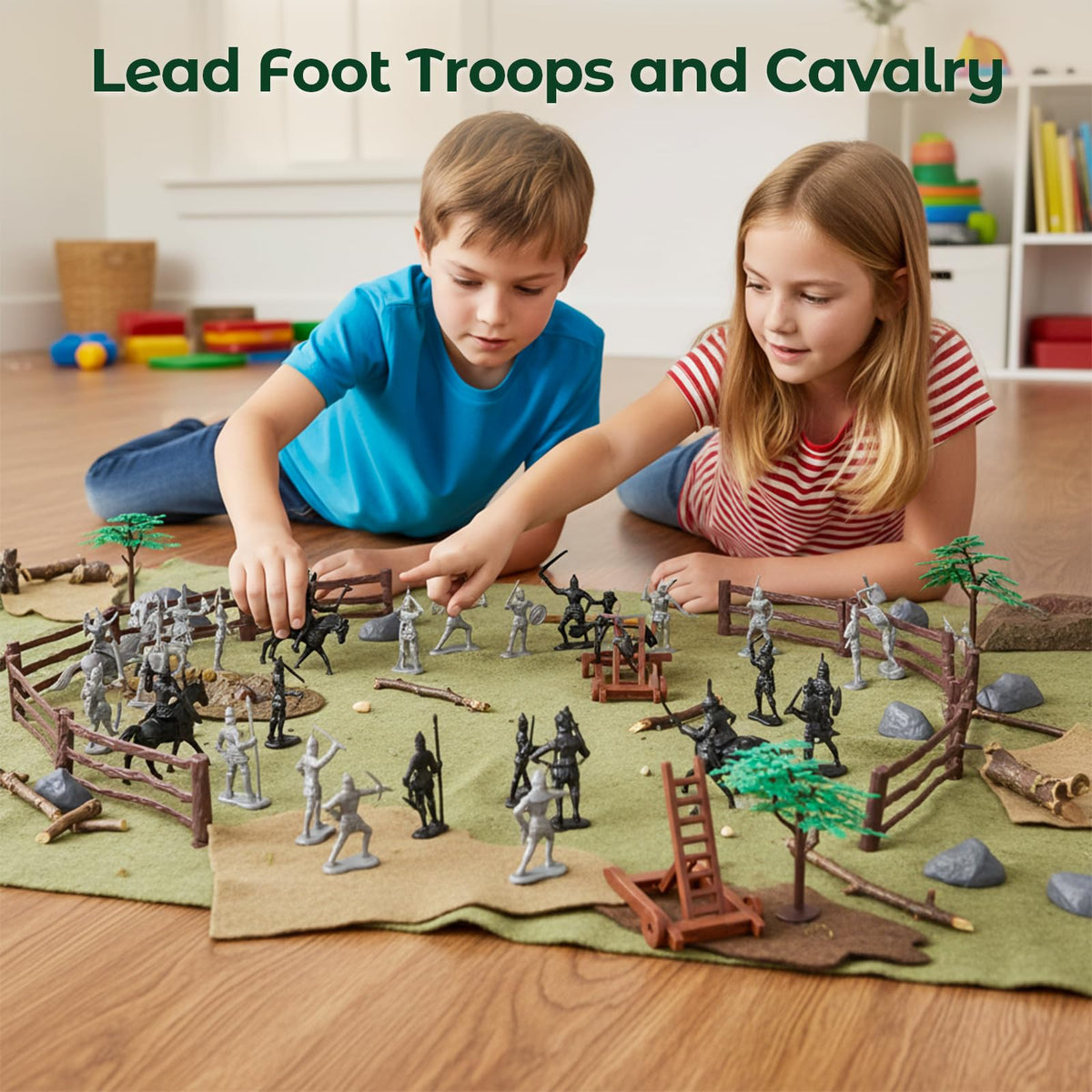 AMOR PRESENT foot soldiers and cavalry action poses for imaginative battles