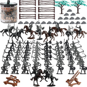 AMOR PRESENT medieval knights battle set pieces for immersive pretend play