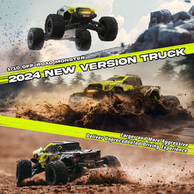 AMORIL 1/10 RTR brushless side view emphasizing 4WD traction