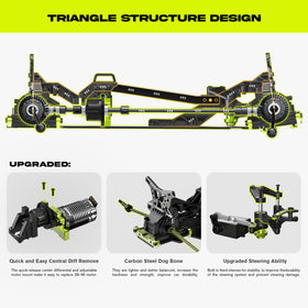 AMORIL 1/10 RTR brushless top view revealing compact cooling design
