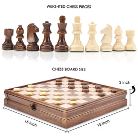 AMEROUS brass-button drawer adds timeless charm and smooth access to pieces.
