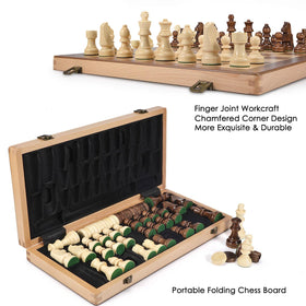 AMEROUS checkers pieces in contrasting colors for clear gameplay.