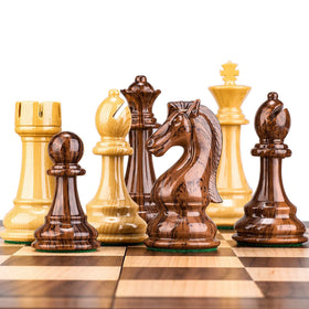 Amorous weighted chess bishop, 3.33 inches, precise silhouette for clear recognition.